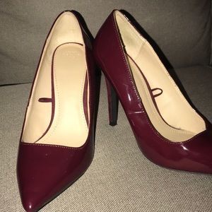 Oxblood/Maroon Court Heel